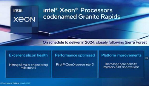 采用Intel  3代工艺，Intel计划明年发布发布Granite  Rapids-D外设芯片